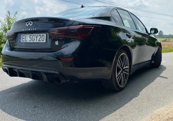 Infiniti Q50 cena 107777 przebieg: 78000, rok produkcji 2017 z Tuszyn małe 137